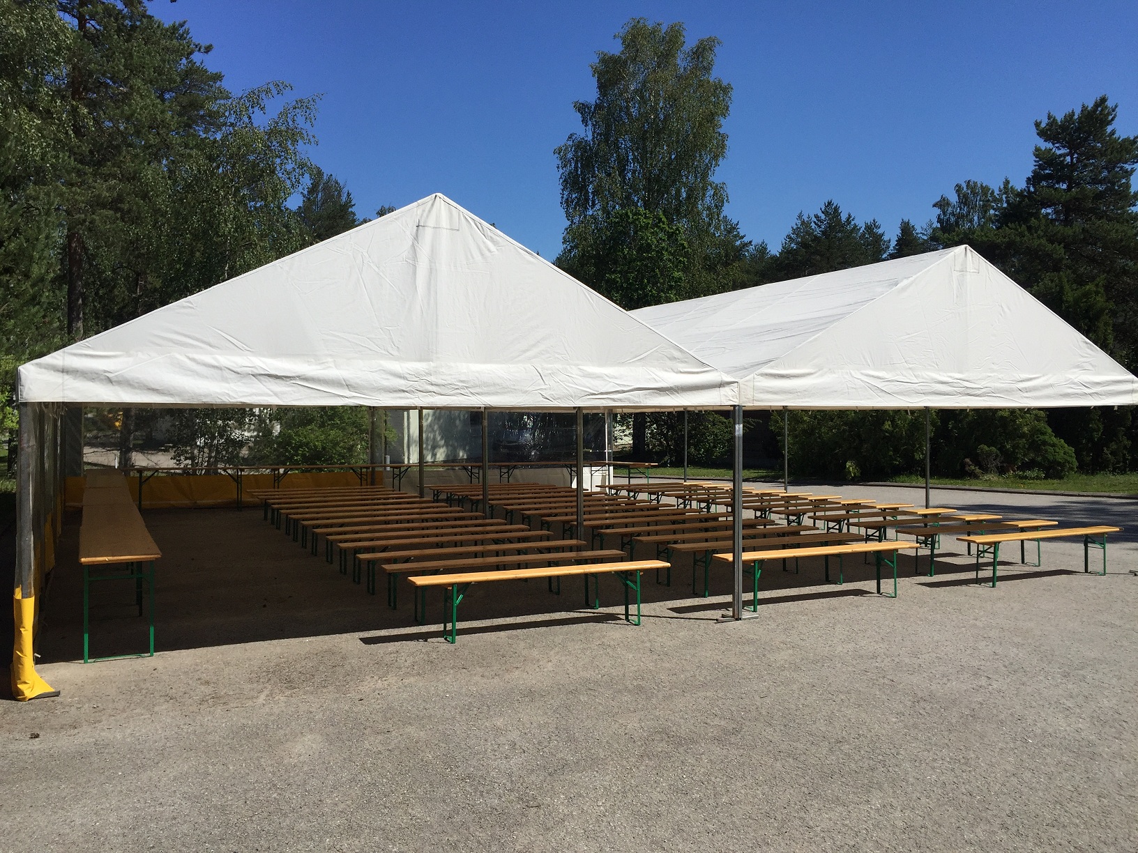 Peotelk, pulmatelk 5x12, PROFI telk 6x12 - soodne telkide rent. Peotelkide rendihinnad.
